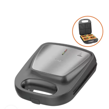 Maquina Waflera Eléctrica 1400W - 4 Wafles